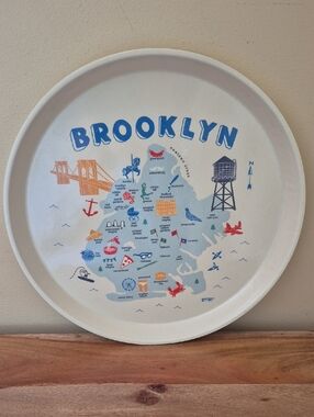 Vintage Cambro Camtray 12" Round BROOKLYN Tray